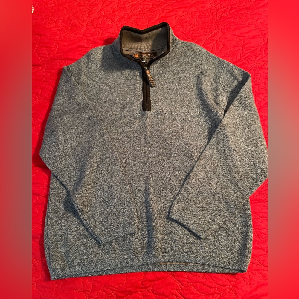 NWOT RED MAPLE SPORTSWEAR ALPACA SWEATER MENS SMALL